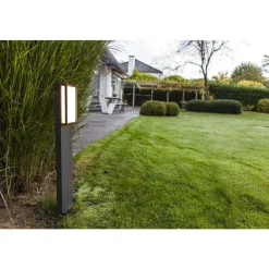 Lutec QUBO Tuinpaal Donkergrijs LED 17,3W