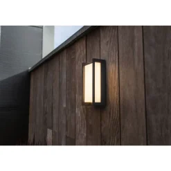 Lutec QUBO Wandlamp Donkergrijs LED 17,3W