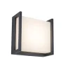 Lutec QUBO Wandlamp Donkergrijs LED 9,5W