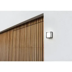 Lutec QUBO Wandlamp Donkergrijs LED 9,5W