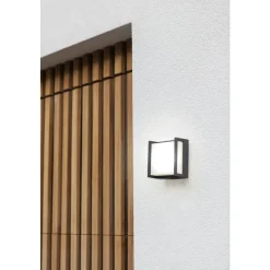 Lutec QUBO Wandlamp Donkergrijs LED 9,5W