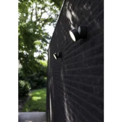 Lutec TRUMPET Wandlamp Donkergrijs LED 9,5W