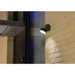 Lutec TRUMPET Wandlamp Donkergrijs LED 9,5W