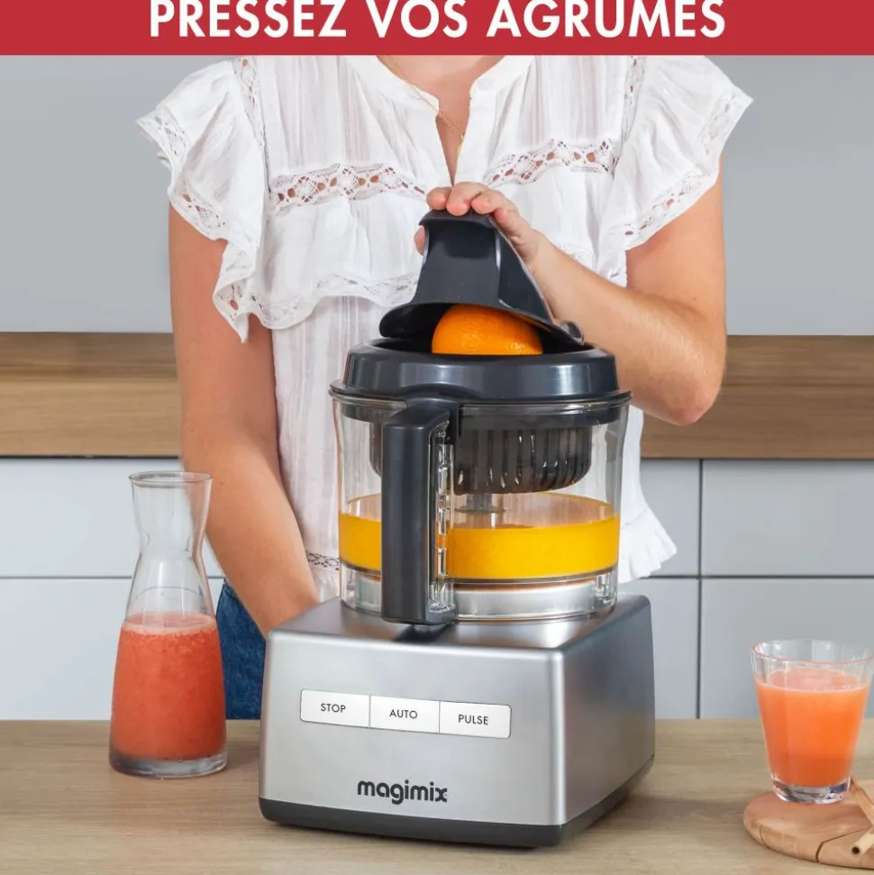 Magimix Foodprocessor 5200XL Mat Chroom