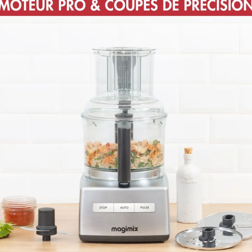 Magimix Foodprocessor 5200XL Mat Chroom