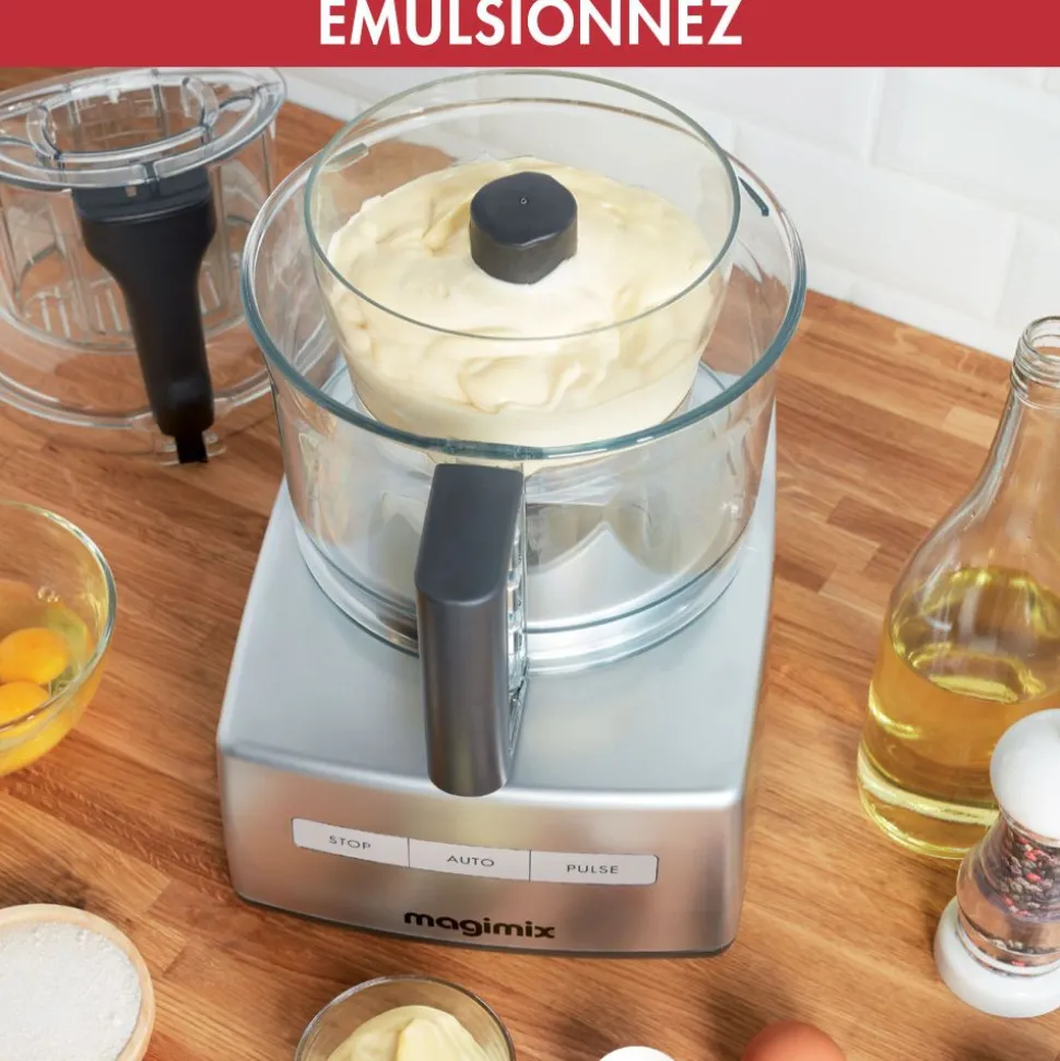 Magimix Foodprocessor 5200XL Mat Chroom