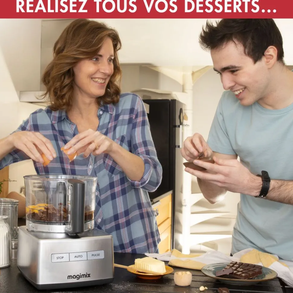 Magimix Foodprocessor 4200XL Mat Chroom