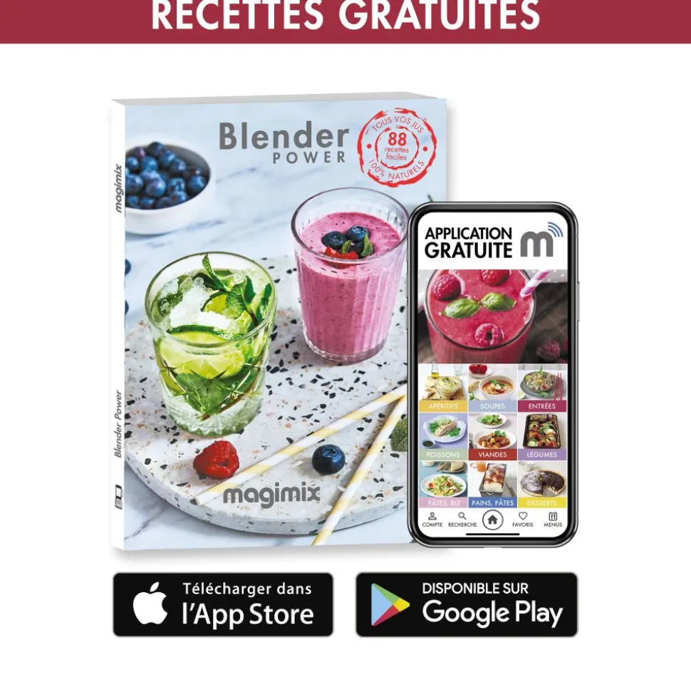 Magimix Power Blender 4 Zwart