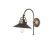 Marckdael BILIARDO INDOOR WALL LIGHT 3018/A1 ANTIQUE BRASS 1*E27 + METAL SHE