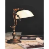 Marckdael BILIARDO INDOOR TABLE LAMP 1171 DARK BRONZE 1*E27 + GLASS V01 WHIT