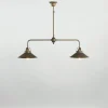 Marckdael BILIARDO INDOOR 0187/2F ANTIQUE BRASS 2*E27 + METAL SHELL