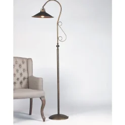 Marckdael BILIARDO INDOOR FLOOR LAMP 3045 ANTIQUE BRASS H190 1*E27 + METAL S