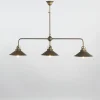 Marckdael BILIARDO INDOOR 0187/3F ANTIQUE BRASS 3*E27 + METAL SHELL