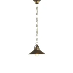 Marckdael BILIARDO INDOOR SUSPENSION 3018/S1 ANTIQUE BRASS 1*E27 + METAL SHE