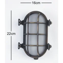 Marckdael BILIARDO OUTDOOR  STABLE LAMP 0057 DARK BRONZE 1*E27 OVAL
