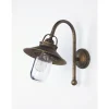 Marckdael BILIARDO OUTDOOR  WALL LIGHT 3018/A1 ANTIQUE BRASS 1*E27