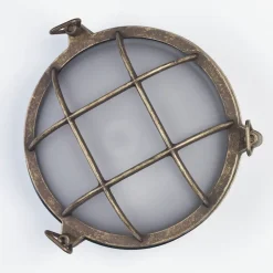 Marckdael BILIARDO OUTDOOR  STABLE LAMP 0058 ANTIQUE BRASS 1*E27 ROUND