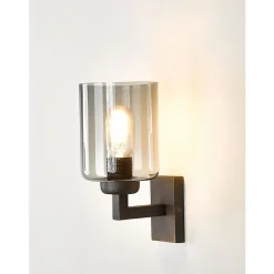 Marckdael BOSTON WALL LIGHT 0284-A1 DARK BRONZE QUADRO 1*E27