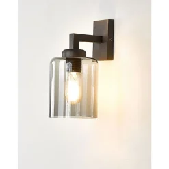 Marckdael BOSTON WALL LIGHT 0284-A1 DARK BRONZE QUADRO 1*E27
