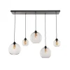 Marckdael CEILING LAMP 1588-PL5 RECTANGLE BLACK 5*E27 FOR GL