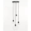 Marckdael CEILING LAMP 2606-PL4 35CM NERO FOR GLASS 4*E27