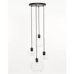 Marckdael CEILING LAMP 2606-PL4 35CM NERO FOR GLASS 4*E27