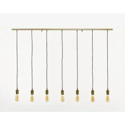 Marckdael CORDOBA CEILING LAMP 06735-T7 OTTONE 7*E27 + TISSUE BLACK