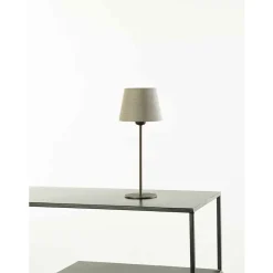 Marckdael LISBOA TABLE LAMP 2806-L1 ROUND H30 BASE DIA12 BRONZO 1*E