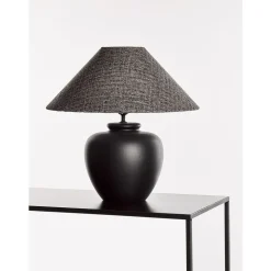 Marckdael LUCCA MEDIUM TABLELAMP BLACK H28 1*E27