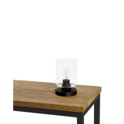 Marckdael POSITANO TABLE LAMP 0287-L1-SMALL BLACK 1*E27 FOR GLASS