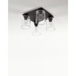 Marckdael SANTA MONICA CEILING LAMP 3410-PL4 SQUARE RUST 4*E27