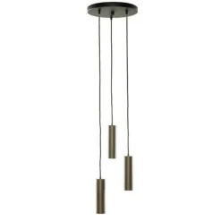 Marckdael SUSPENSION 1320-S3-ROUND-GU10-NERO BRONZO 3*GU10