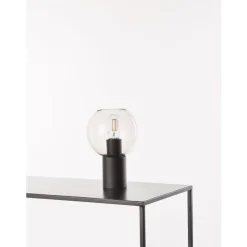 Marckdael TABLELAMP 1308-L1-P-GL-NERO FOR GLASS 1*E27