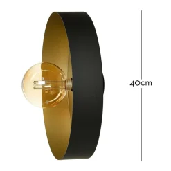 Marckdael WALL LIGHT 0960 D400 BLACK GOLD 1*E27