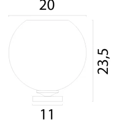 Masterlight Corda 1-light matt black h.23,5cm