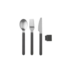 Mepal Silueta bestekset 3-delig - nordic black