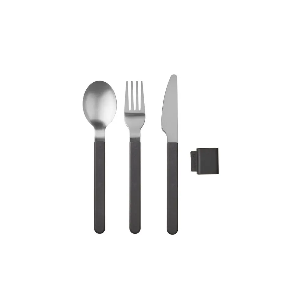 Mepal Silueta bestekset 3-delig - nordic black