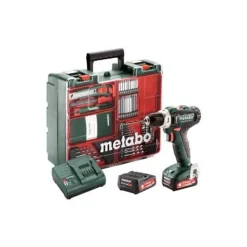 Metabo 601036870 ACCU BOOR- EN SCHROEFMACHINE POWERMAXX BS 12 MW 12V LI 12V 2X2,0AH SC 30 + 74 ACCESSOIRES