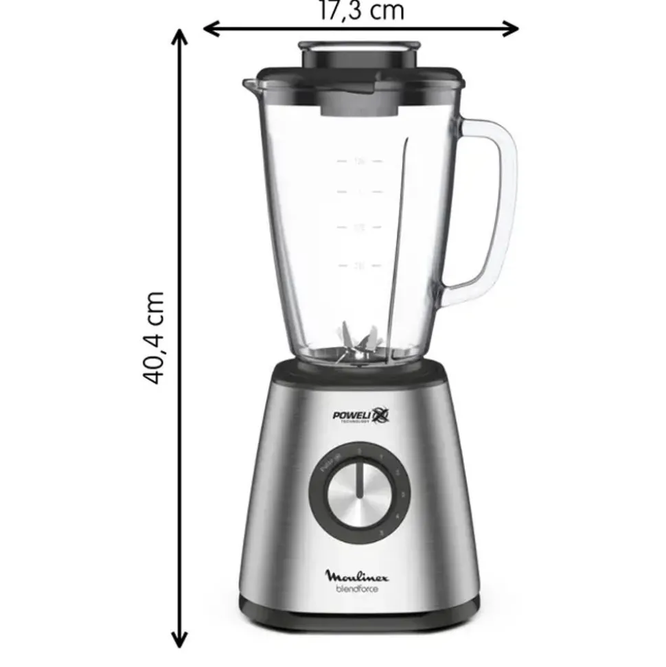 Moulinex BlendForce LM439D10 Blender - 800W - 6 snelheden - 1,75L