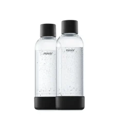 MySoda 1L Bottle 2Pack Black