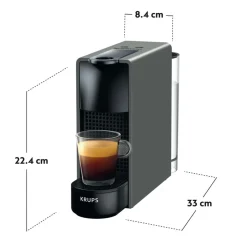 Nespresso Krups Original Essenza Mini D30 Grijs