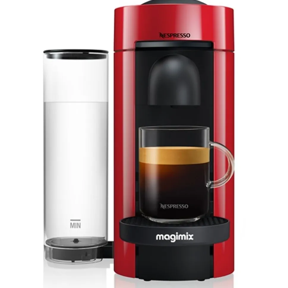 Nespresso Magimix M600 Vertuo Plus Kersenrood