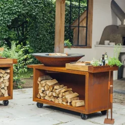 Ofyr Island Corten 100 PRO Teak Hout