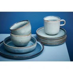 Ona Duna Diep bord 22xH6cm blauw