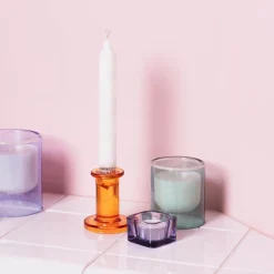 Ona Mood Theelichthouder 5x5cm - set/2 violet