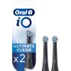 Oral-B iO Ultimate Clean - Opzetborstels - Zwart - 2 Stuks