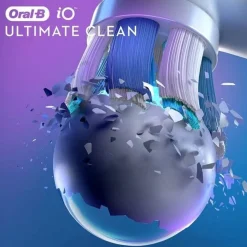 Oral-B iO Ultimate Clean - Opzetborstels - Zwart - 2 Stuks