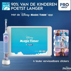 Oral-B Kids Elektrische Tandenborstel - Frozen Editie - Voor Kinderen Vanaf 3 Jaar