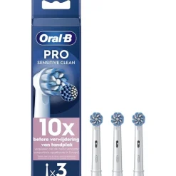 Oral-B Pro Sensitive Clean Opzetborstels, 3 Stuks