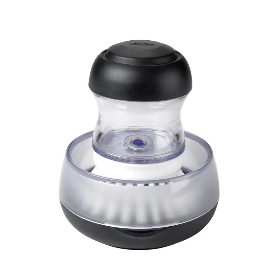 Oxo Handborstel met Zeepdispenser en Houder